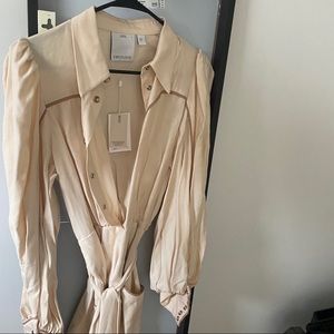 C/MEO COLLECTIVE
TANGO LONG SLEEVE DRESS ECRU W BONE